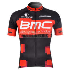 2012 Team BMC Cycling Jersey Shirt ropa de ciclismo Black Red