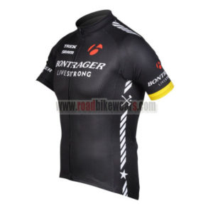 2012 Team BONTRAGER Cycle Jersey Shirt maillot cycliste Black