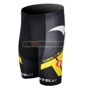 2012 Team CASTELLI Cycle Shorts Black Yellow