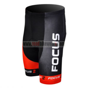 2012 Team FOCUS Cycle Shorts Black Red