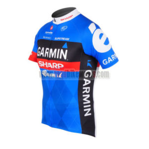 2012 Team GARMIN Cycle Jersey Shirt ropa de ciclismo Blue