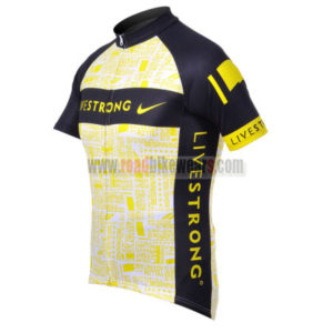 2012 Team LIVESTRONG Cycle Jersey Shirt ropa de ciclismo Yellow