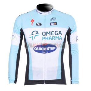2012 Team QUICK STEP Cycling Long Sleeve Jersey