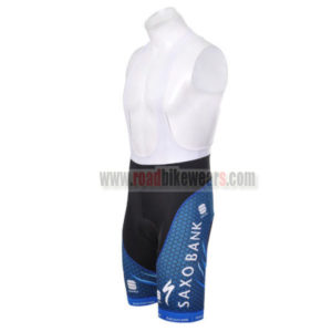 2012 Team SAXO BANK Cycle Bib Shorts Blue