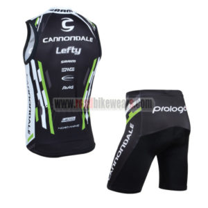 2013 Team Cannondale Cycle Vest Tank Top Jersey Kit Black