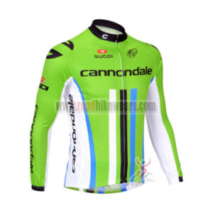 2013 Team CANNONDALE Pro Cycling Long Sleeve Jersey Green