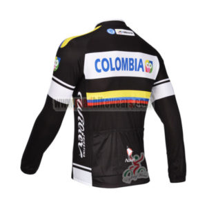2013 Team Colombia Pro Bike Long Sleeve Jersey
