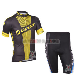 2013 Team GIANT Pro Cycling Kit Black Yellow