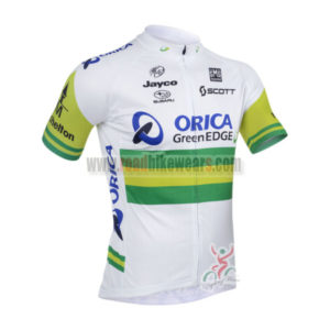 2013 Team ORICA GreenEDGE Cycling Jersey White