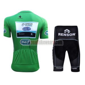 2013 Team QUICK STEP Pro Riding Green Jersey and Shorts Kit
