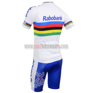 2013 Team RABOBANK UCI Cycling Kit White