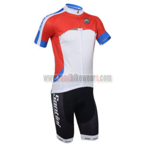 2013 Team SANTINI Cycling Kit Red White