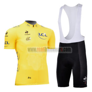 2013 Tour de France Cycling Yellow Jersey Bib Kit