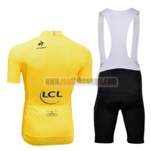 2013 Tour de France Riding Yellow Jersey Bib Kit