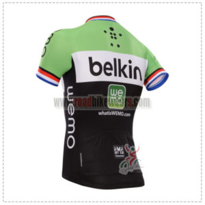 2014 Team Belkin Bicycle Jersey Red Blue