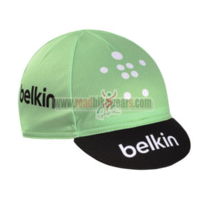 2014 Team Belkin Cycling Hat Green Black