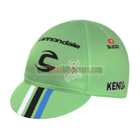 green cycling cap