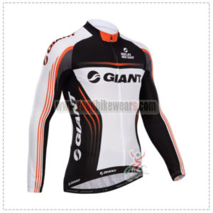 2014 Team GIANT Cycling Long Jersey Black White