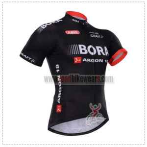 2015 Team BORA ARGON 18 Cycling Jersey Black