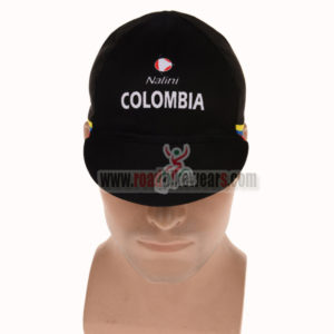 2015 Team COLOMBIA Bicycle Cap Hat Black