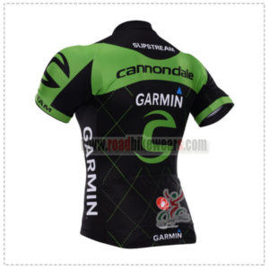 2015 Team Cannondale GARMIN Bicycle Jersey Black Green