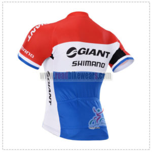 2015 Team GIANT SHIMANO Bicycle Jersey Red Blue
