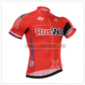 2015 Team RusVelo Cycling Jersey Red