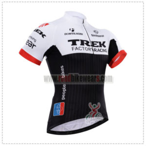 2015 Team TREK Cycling Jersey White Black