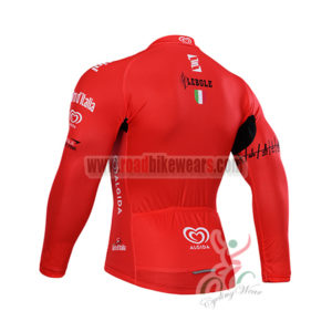 2015 Tour de Italia Biking Long Jersey Red