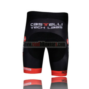 2011 Team Castelli Bike Shorts Black Red