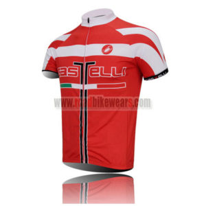 2011 Team Castelli Pro Bicycle Jersey Red