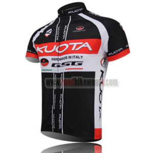 2012 Team KUOTA Bike Jersey Black Red