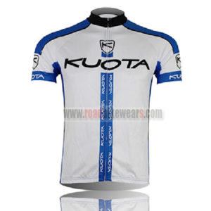 2013 Team KUOTA Cycling Jersey White Blue