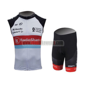2013 Team Radioshack Pro Riding Sleeveless Kit