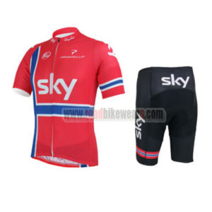 2013 Team SKY Cycling Kit Red