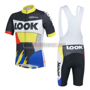 2014 Team LOOK Cycling Bib Kit Colorful