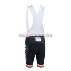 2015 Team Sportful Cycling Bib Shorts Orange White