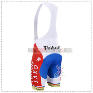 2015 Team Tinkoff SAXO BANK Riding Bib Shorts Blue Red