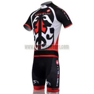 2011 Team CASTELLI Pro Cycle Kit Black White Red