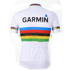 2011 Team GARMIN cervelo UCI Bike Jersey White