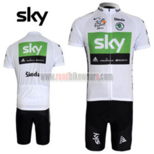 2011 Team SKY Tour de France Cycling Kit Green White