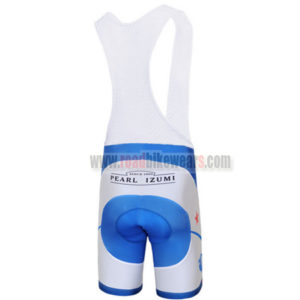 2012 Team Pearl Izumi Riding Bib Shorts White Blue