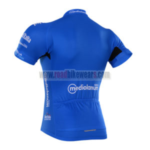 2016 Team LaGazzettadello Sport Tour de Italia Biking Jersey Maillot Blue