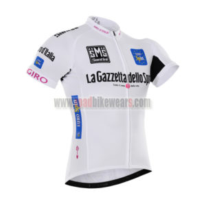 2016 Team LaGazzettadello Sport Tour de Italia Cycling Jersey White