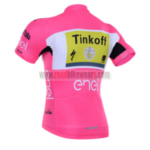2016 Team Tinkoff LaGazzettadello Sport enel Tour de Italia Riding Jersey Pink