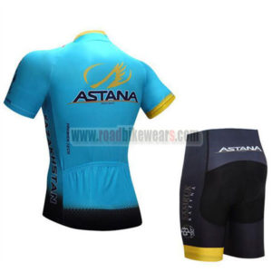 2017 Team ASTANA Bike Kit Blue Black