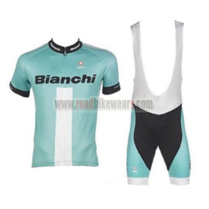 2017 Team BIANCHI Cycling Bib Kit Blue