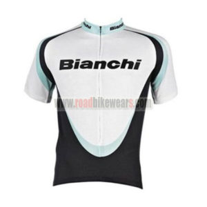 2017 Team BIANCHI Cycling Jersey Maillot Shirt White Black