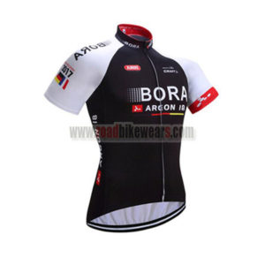 2017 Team BORA ARGON 18 Cycling Jersey Maillot Shirt Black White