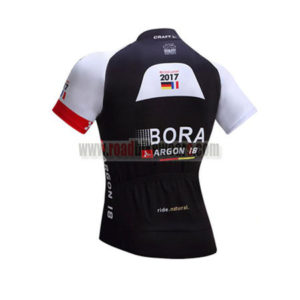 2017 Team BORA ARGON 18 Riding Jersey Maillot Shirt Black White